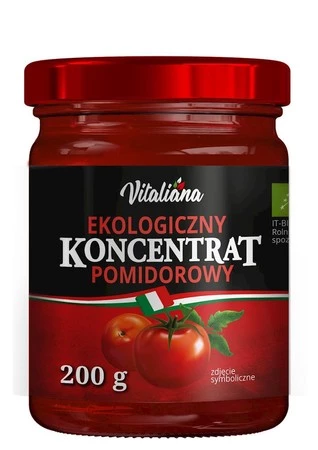 VITALIANA KONCENTRAT POMIDOROWY 22 % BIO 200 g