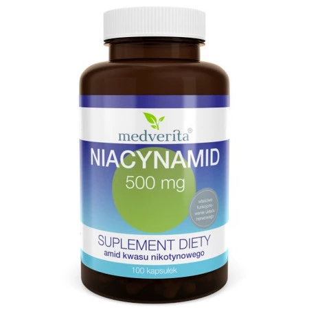 Medverita Niacynamid 500 mg - 100 kaps.