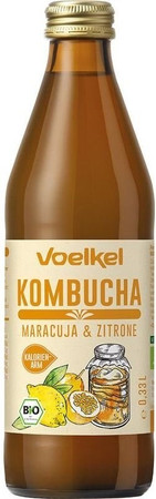 Voelkel Kombucha marakuja-cytryna BIO 330 ml