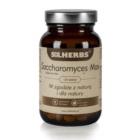 SACCHAROMYCES MAX 120 TABLETEK - SOLHERBS