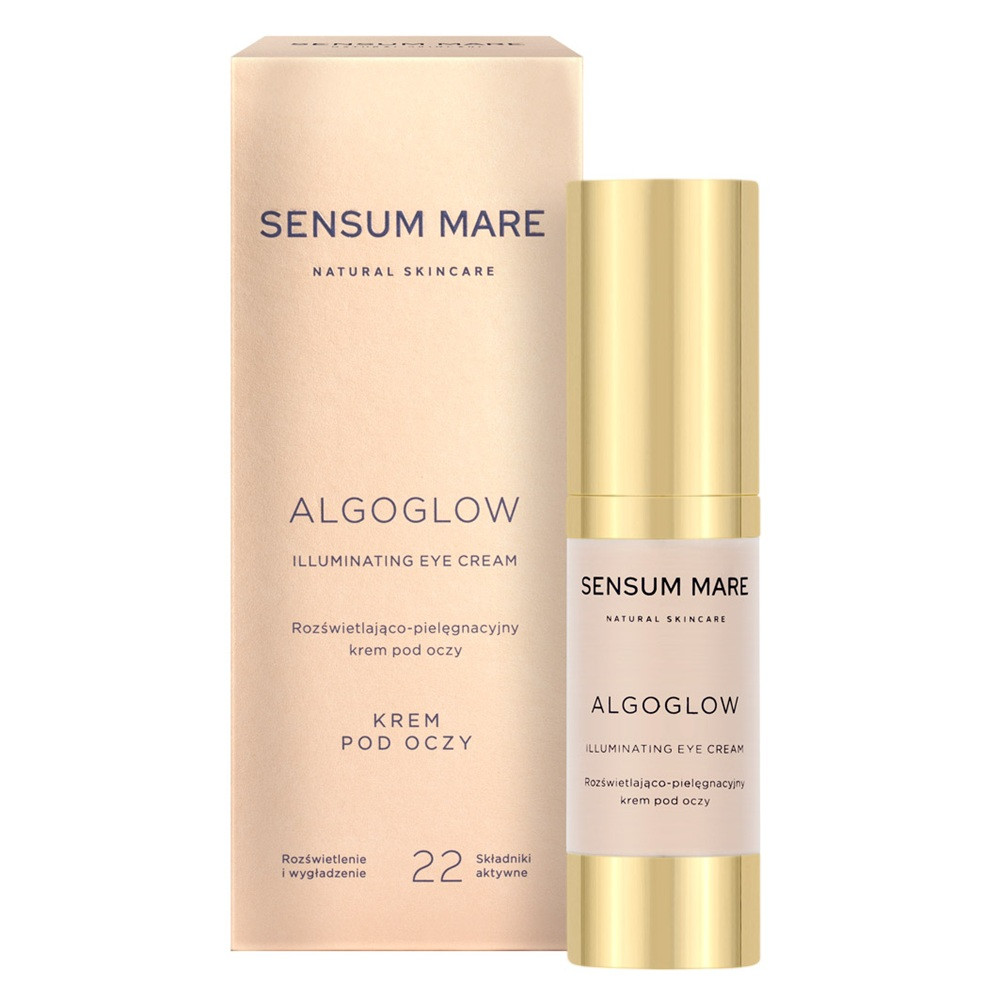 Algoglow rozświetlająco-pielęgnacyjny krem pod oczy 15ml - Nabea.pl