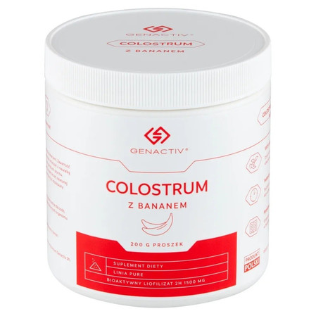  GENACTIV Colostrum z bananem proszek 200g