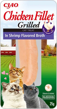 INABA Cat Chicken Fillet in Shrimp Kurczak w Krewetkach 25g