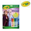 Crayola Kolorowanka dla dzieci z łamigłówkami i flamastrami Kraina Lodu 3+