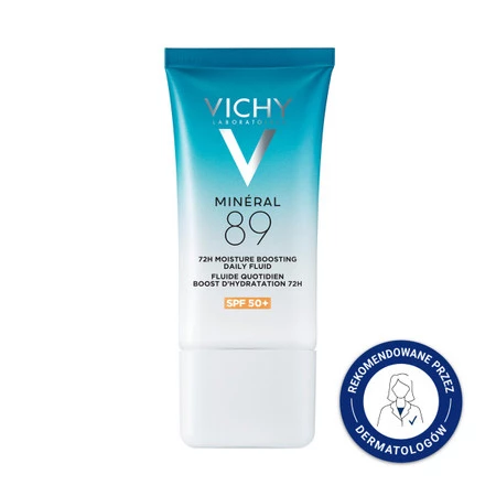 Vichy Mineral 89 niewidoczny fluid-krem nawilżający 72H SPF 50+ 50ml