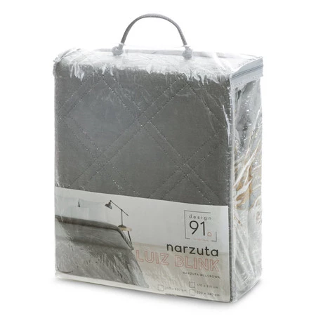 NARZUTA D91 LUIZ 170 X 210 CM STALOWY