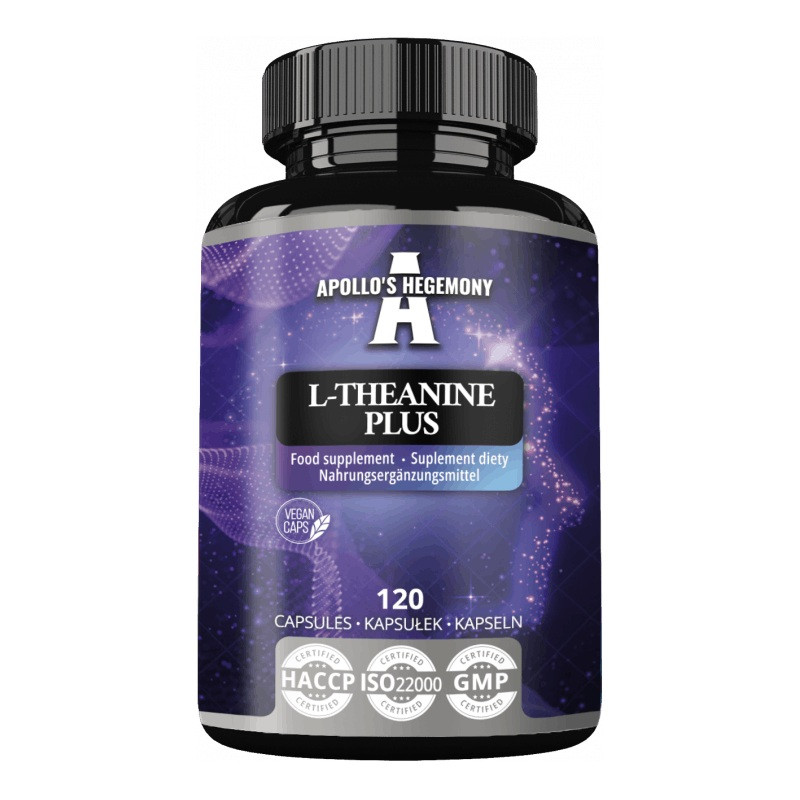 Apollo's Hegemony L-Theanine Plus suplement diety 120 kaps. - Nabea.pl