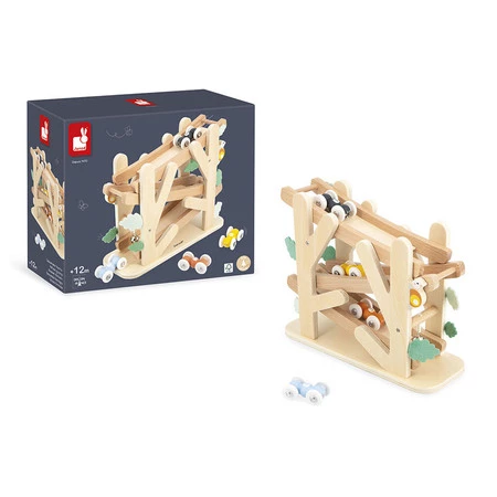 Janod Drewniany kulodrom Rampa wyścigowa dla mrówek Sweet Cocoon 12 m+