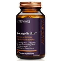 Youngevity Elixir wpływa na biologiczne szlaki przeciwstarzeniowe suplement diety 30 kaps.