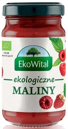 Eko Wital Mus malinowy bez dodatku cukru BIO 250 g