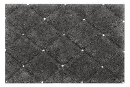 DYWANIK ŁAZIENKOWY CHIC (2) 60 X 90 CM STALOWY