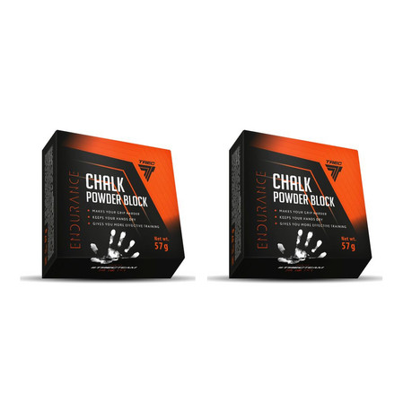 Zestaw: 2x Trec Endurance CHALK BLOCK magnezja talk w kostce 57g