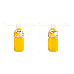 Zestaw: 2x Jumi Jumi Napój 70% zawartość soku Pineapple, Mango & Passion Fruit z kawałkami kokosa 320 ml