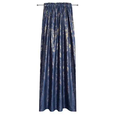 ZASŁONA GOTOWA KORNELIA NA TAŚMIE 140 X 270 CM GRANATOWY