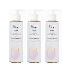 Zestaw: 3x Hagi Mama  - Naturalny płyn do higieny intymnej, nawilżająco-kojący 200ml
