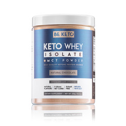 Keto Izolat Białka z olejem MCT Naturalna Czekolada