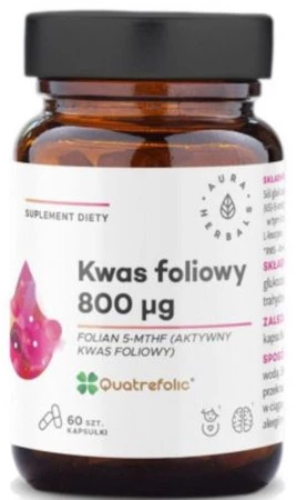 Aura Herbals Kwas Foliowy 60 k