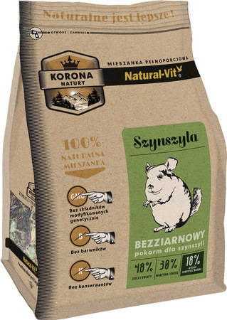 KORONA NATURY Natural-Vit Karma dla Szynszyli 1,6kg