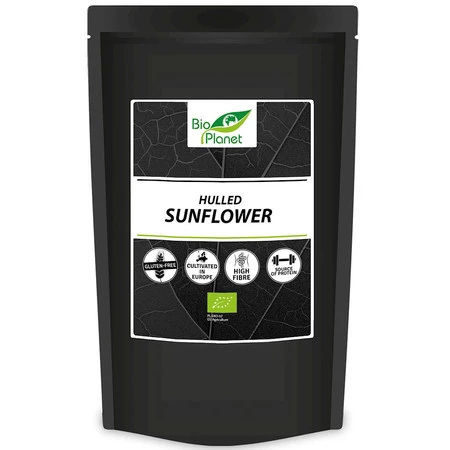 BIO PLANET SŁONECZNIK ŁUSKANY BEZGLUTENOWY BIO 800 g