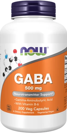 GABA 500 mg z witaminą B6 (200 kaps.)