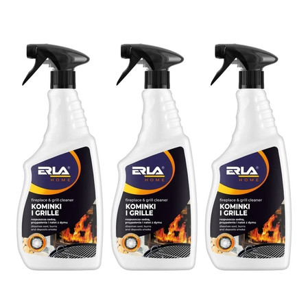 Zestaw: 3x Erla Home Kominiki I Grille 750ml
