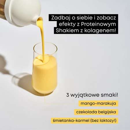 SUPERSONIC Koktajl proteinowy z kolagenem smak mango z marakują 560 g (16 porcji)
