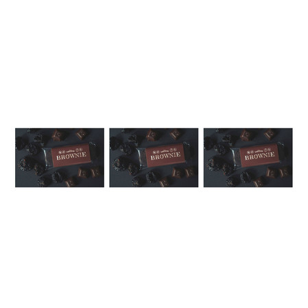 Zestaw: 3x Baton Warszawski − Brownie − 50 g