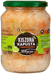 KAPUSTA KISZONA Z MARCHEWKĄ BIO 680 g (410 g) - RUNOLAND