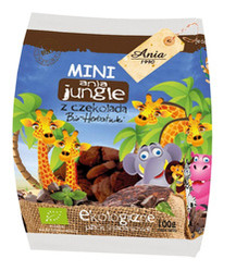 Bio Anna - BIO ciastka z czekoladą Mini Jungle  - 100g