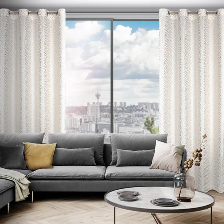 ZASŁONA GOTOWA SEMI 140 X 250 CM BIAŁY