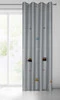 ZASŁONA GOTOWA ALVIN 140 X 250 CM SREBRNY