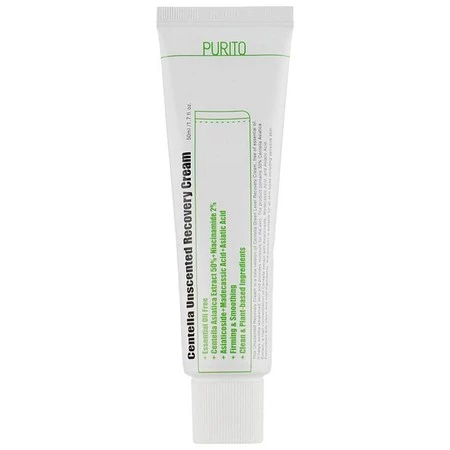 Centella Unscented Recovery Cream bezzapachowy krem regenerujący na bazie wąkroty azjatyckiej 50ml