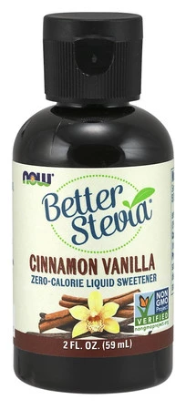 NOW Foods Better Stevia zamiennik cukru Stewia 59 ml smak Ciemna Czekolada