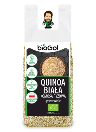 BIOGOL QUINOA BIAŁA (KOMOSA RYŻOWA) BEZGLUTENOWA BIO 250g