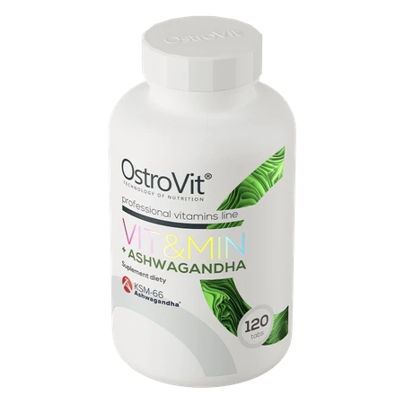 OstroVit VIT&MIN + Ashwagandha 120 tabl.
