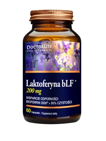 Doctor Life Laktoferyna bLF 100mg na wsparcie odporności 60 kaps.