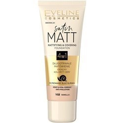 Satin Matt Foundation matujący podkład do twarzy 102 Vanilla 30ml