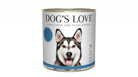 Zestaw 10x DOG'S LOVE Fisch - ryby z amarantusem, marchewką i mniszkiem lekarskim (800g)