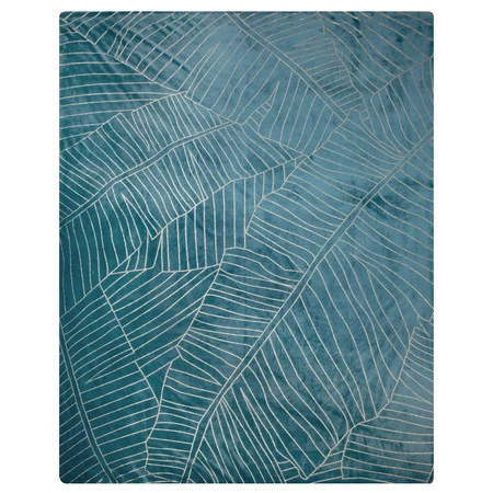 KOC LUNA 2 150 X 200 CM TURKUSOWY