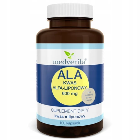 Medverita ALA 600 mg Kwas alfa-liponowy 100 K