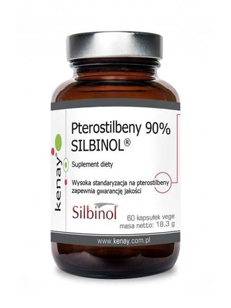 Pterostilbeny 90% Silbinol® (60 kaps.)