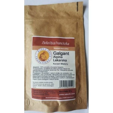 Zof Galgant Korzeń Mielony 50g