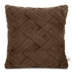 POSZEWKA DESIGN91 45 X 45 CM CIEMNOBRĄZOWY