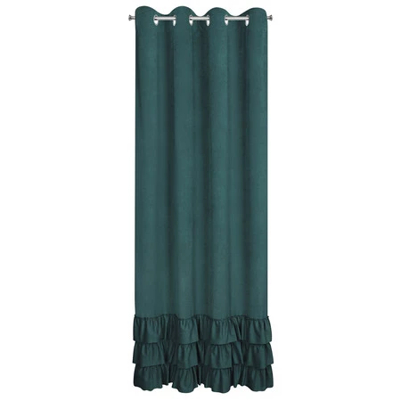 ZASŁONA GOTOWA MEGI 140 X 250 CM CIEMNOZIELONY
