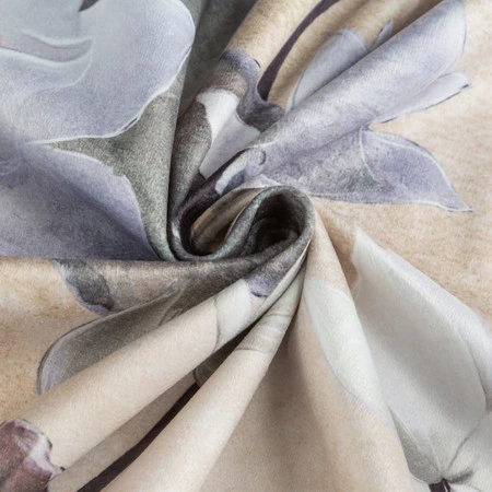 ZASŁONA GOTOWA LOTOS NA TAŚMIE 140 X 270 CM BEŻOWY