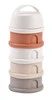 BEABA Pojemniki na mleko w proszku 4 komory cotton white/terracotta