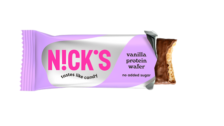 N!CK'S Nicks Protein Wafer Vanilla Proteinowy wafelek waniliowy bez cukru 40g