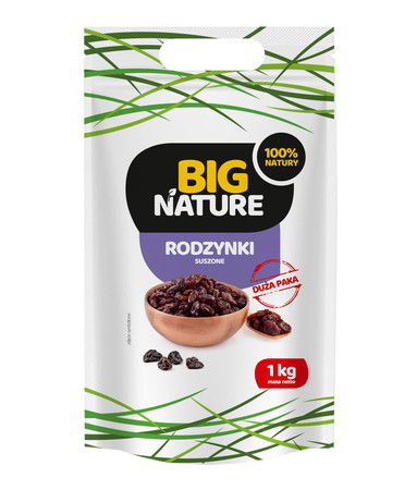 Zestaw 2x Big Nature Rodzynki 1kg