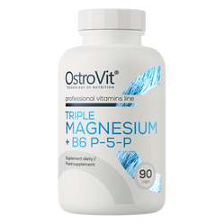 OSTROVIT Triple Magnesium + B6 P-5-P (90 kaps.)
