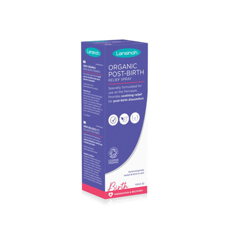 Lansinoh, Organiczny porodowy spray przeciwbólowy, 100 ml